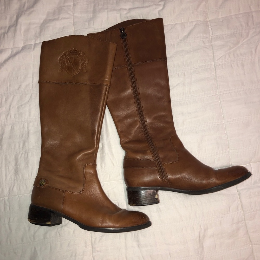 Franco Sarto Leather Riding Boots